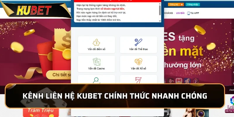 Kênh liên hệ KUBET chính thức hỗ trợ nhanh chóng